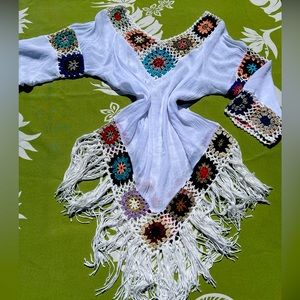 Mexican Crochet Swim Cover Up